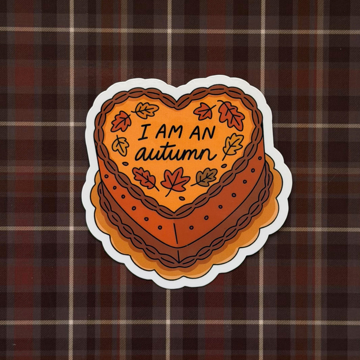 I am an autumn - Sticker