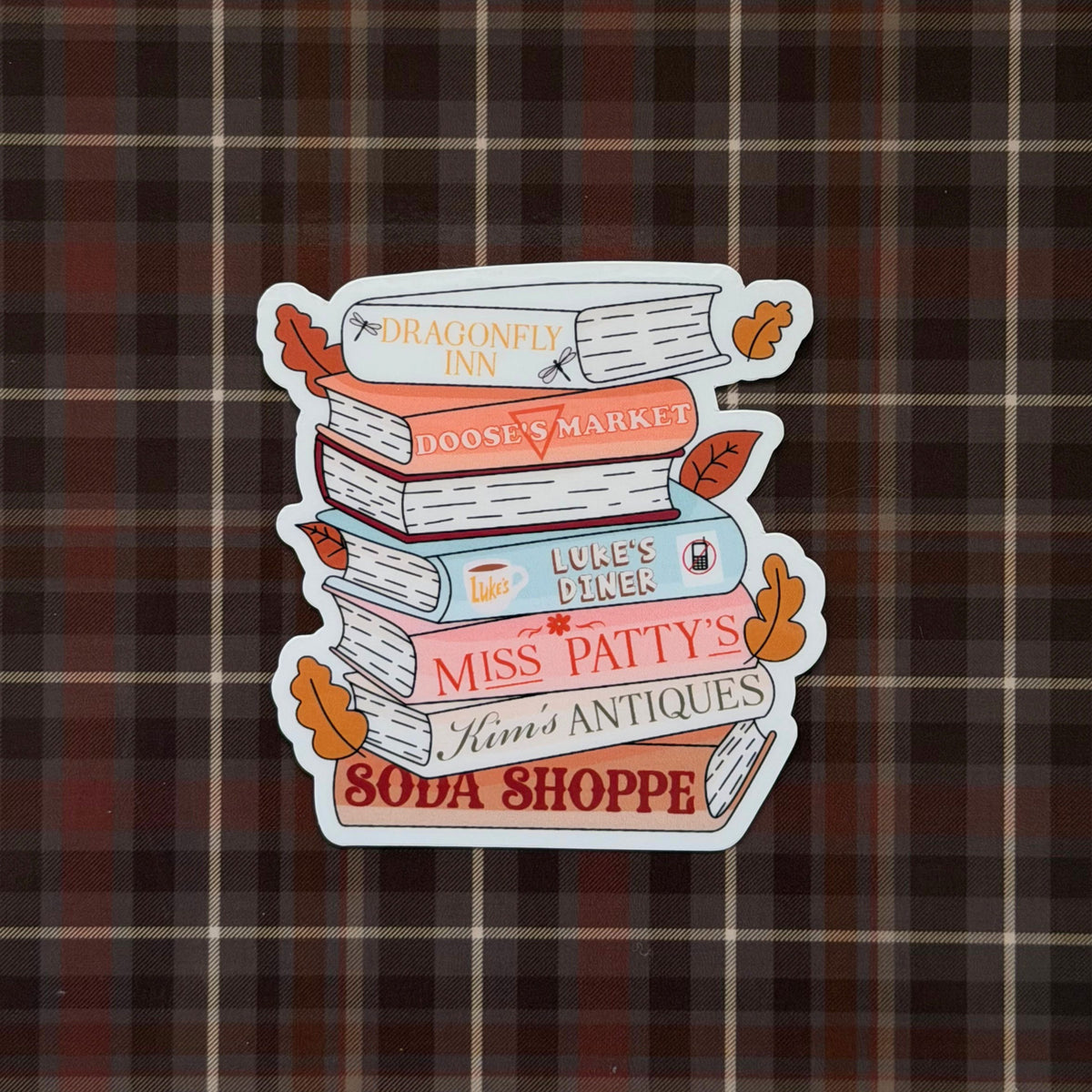 Book Stack - Sticker