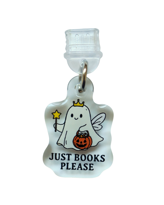 Just Books Please - USB C Dust Plug Charm