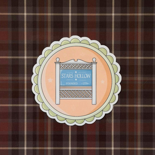 Small Town Sign - Sticker