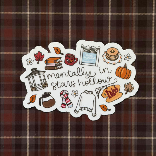 Small Town State of Mind - Sticker