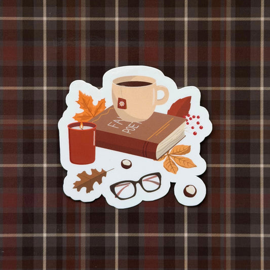 Chapter & Coffee - Sticker