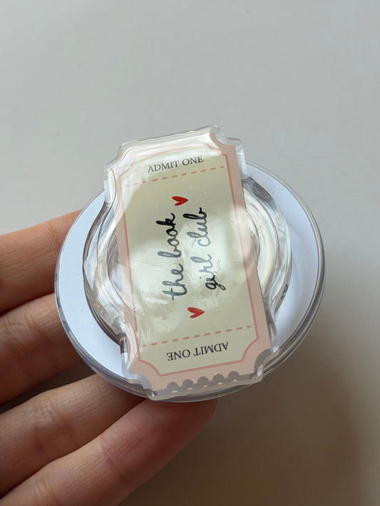 (almost perfect) Reader's Ticket Magnetic Grip