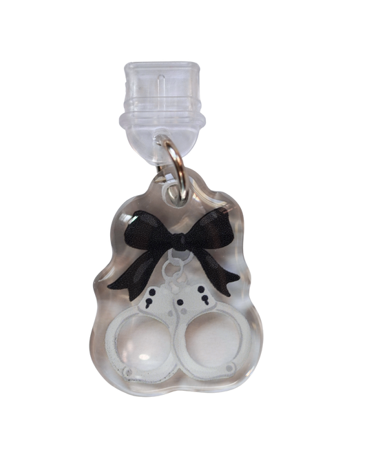 Handcuff Bow - USB C Dust Plug Charm