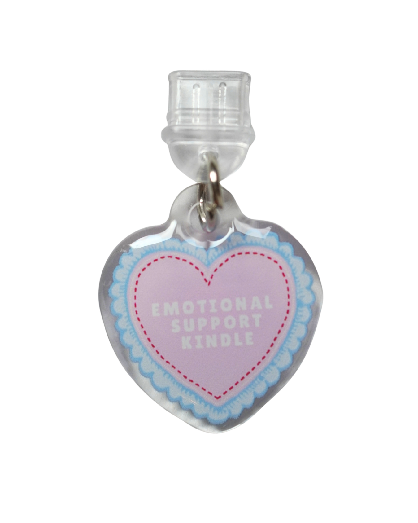 Emotional Support Kindle – USB C Dust Plug Charm