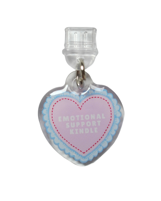 Emotional Support Kindle – USB C Dust Plug Charm