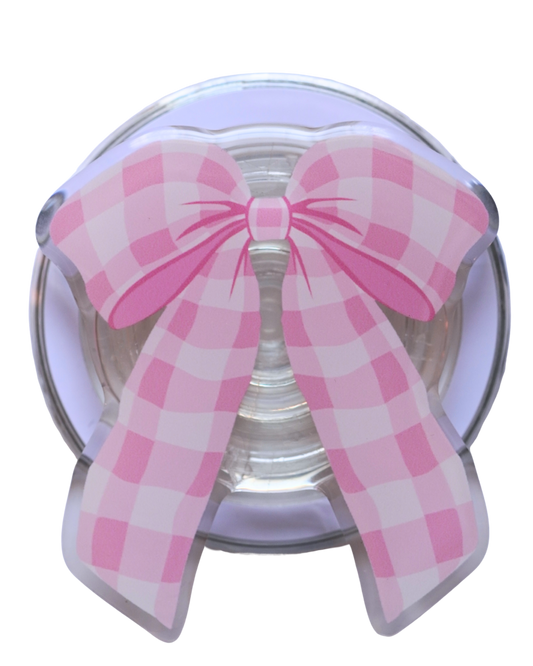 Pink Bow - Magnetic Grip