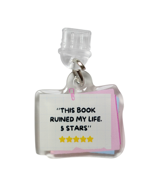 Ruined My Life 5 Stars – USB C Dust Plug Charm