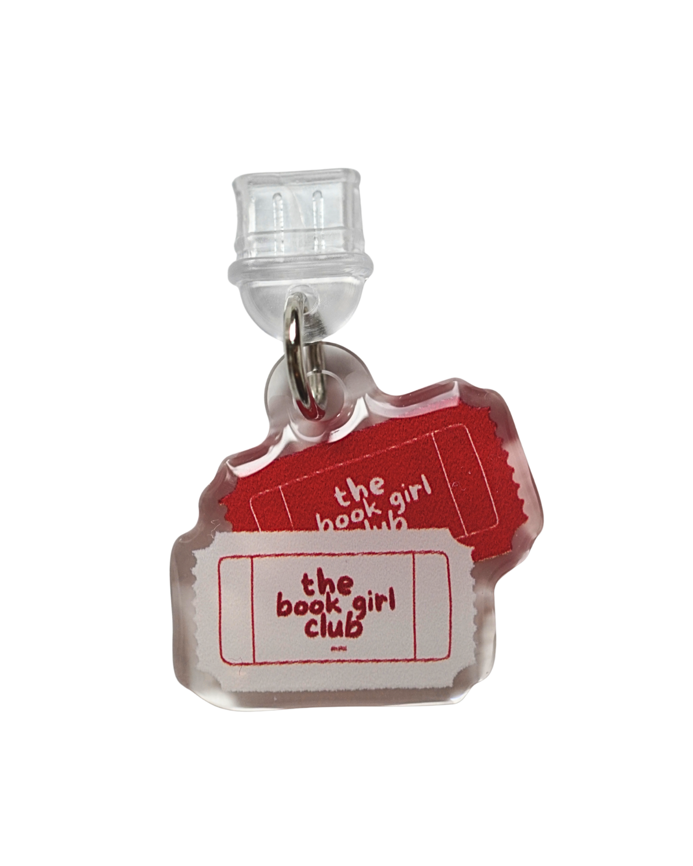 Book Club Ticket – USB C Dust Plug Charm